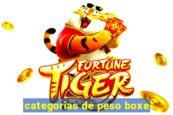 categorias de peso boxe